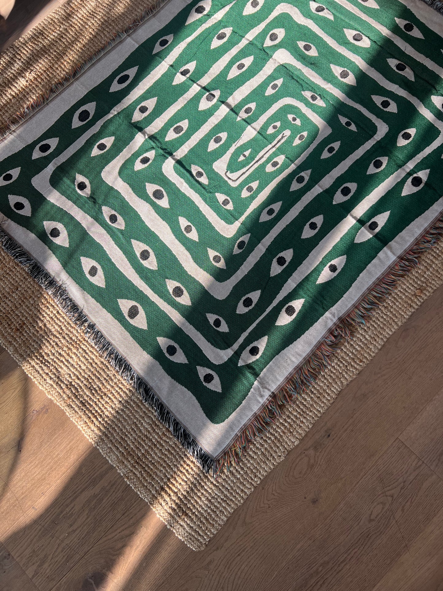 Sacred Eye Snake Wall Design