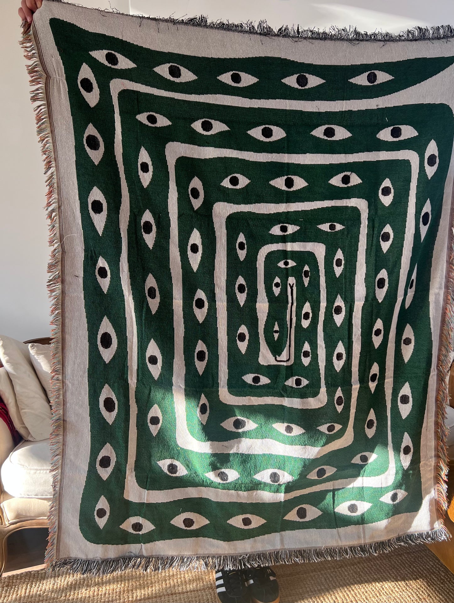 Sacred Eye Snake Wall Design