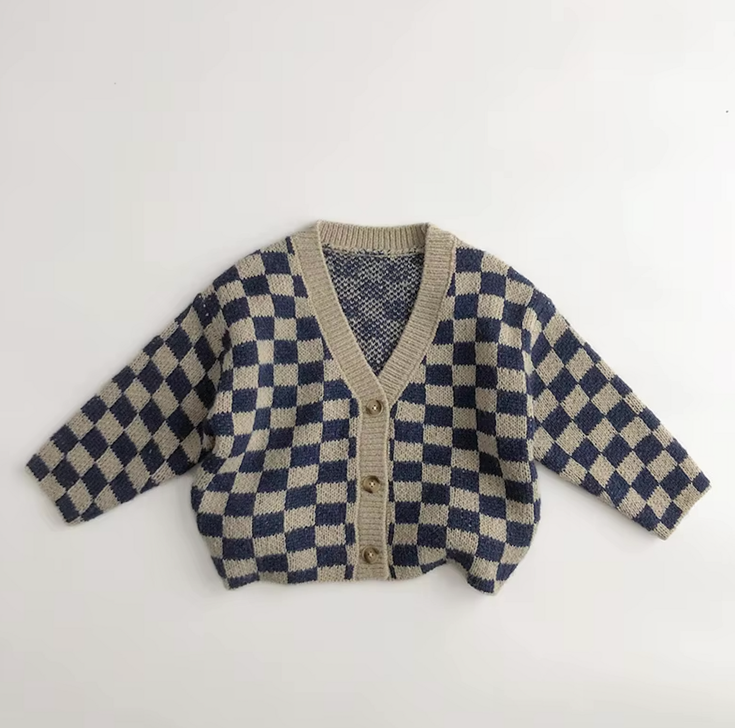 Knitted block vest