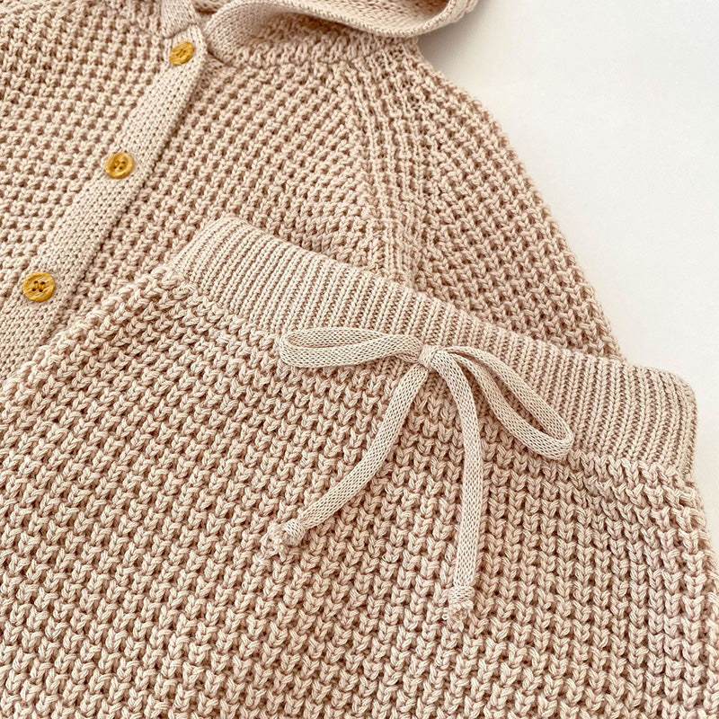 Cotton Knit Vest and Shorts
