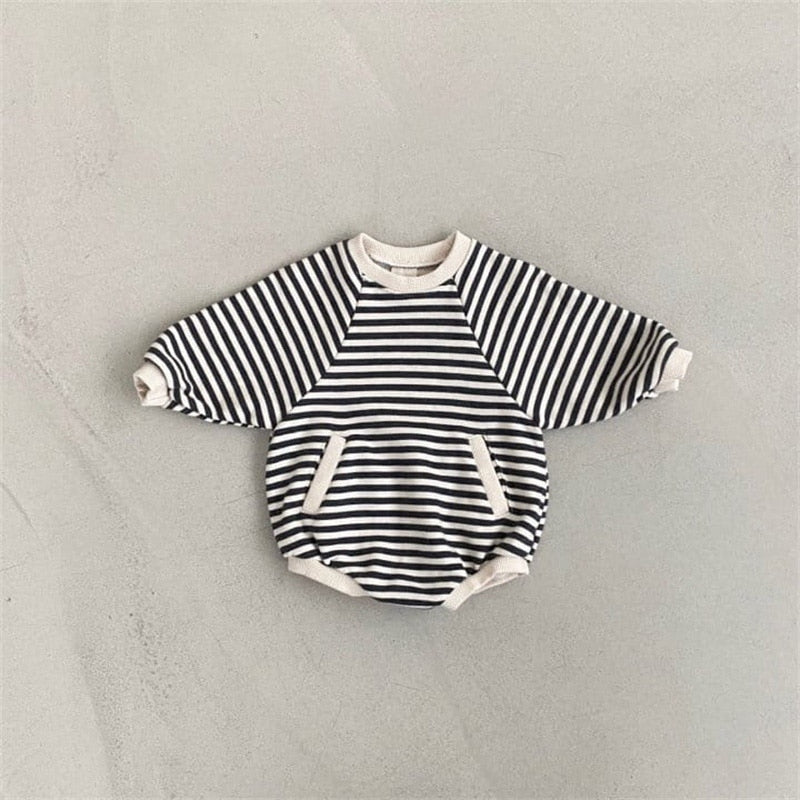 Longsleeve Romper Stripe